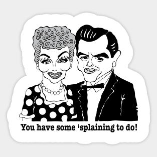 1950'S CLASSIC TV SITCOM Sticker